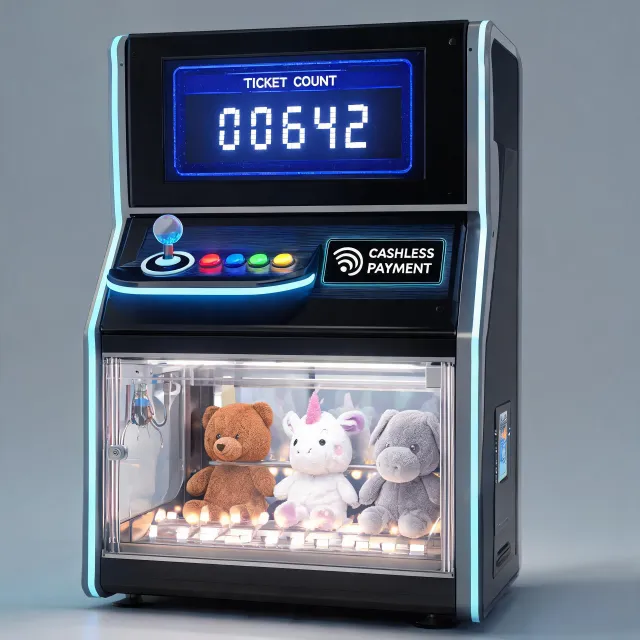 Featured arcade redemption machine